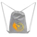 CINCH BAG BASKETBALL sportovní vak světle šedá