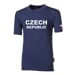 FUN T-SHIRT CZECH MAN men's bamboo T-shirt for fans blue
