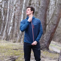 AERO LITE ultraleichte Jacke - Windbreaker petrol/orange