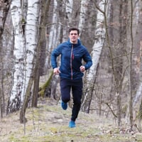 AERO LITE ultraleichte Jacke - Windbreaker petrol/orange