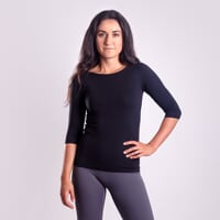 AKINA das Bambus-T-Shirt für Damen schwarz