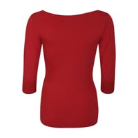 AKINA das Bambus-T-Shirt für Damen cherry
