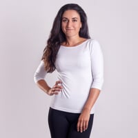 AKINA das Bambus-T-Shirt für Damen weiß