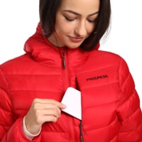 ALASKA die Damen-Steppjacke rot