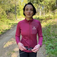 ALBERTA Merino-Jacke für Damen red violet