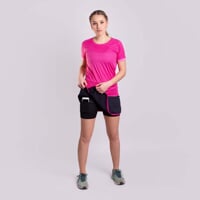 ALERTA dámská sportovní sukně 2v1 černá/fuchsie