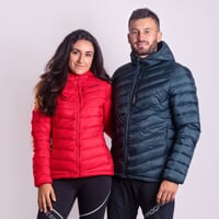 ANCHORAGE die Herren-Steppjacke petroleum
