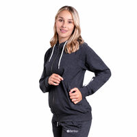 ANGELA Damen Sportjacke aus Bambus anthrazit melange