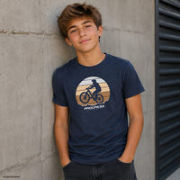 AROMATICO "BIKER" das Kinder T-Shirt anthracite