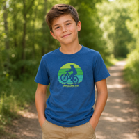 AROMATICO "BIKER" kid's T-shirt petroleum