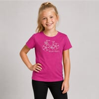 AROMATICO "FLOWBIKE" das Kinder T-Shirt fuchsia