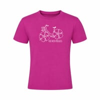 AROMATICO "FLOWBIKE" das Kinder T-Shirt fuchsia