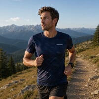 ATHLETE das Herren-Sporthemd schwarz