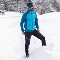 AXEL men's winter insulated shorts black