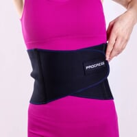 Bandage - Taille schwarz/blau