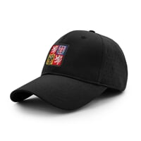 BASEBALL CAP "CZECH" kšiltovka schwarz