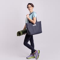 BEACH BAG univerzální taška šedý melír