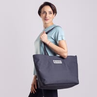 BEACH BAG univerzální taška šedý melír