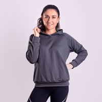 BIDDY women's hoodie grey