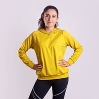 BIDDY women's hoodie mustard
