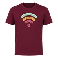 BRAM "SIGNAL" Merino T-Shirt schwarz melnge