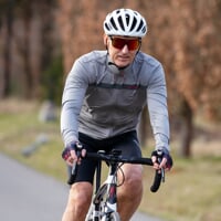 DAVOS das Herren-Radtrikot Silber