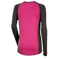CC NDRZ Damen Funktions-Langarm-T-Shirt anthrazit/fuchsia