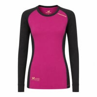 CC NDRZ Damen Funktions-Langarm-T-Shirt anthrazit/fuchsia