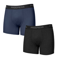 CC SKN 2-PACK set Herren Funktionsboxershorts antracit + navy