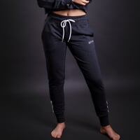 CLAUDIA women's bamboo sweatpants anthracite melange