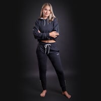 CLAUDIA women's bamboo sweatpants anthracite melange