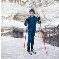 COOLIO JKT Kinder-Softshell-Jacke dunkelblau/blaugrau