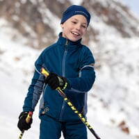 COOLIO JKT Kinder-Softshell-Jacke dunkelblau/blaugrau