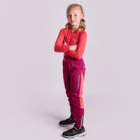 COOLIO PANTS dětské zimní kalhoty vínová/růžová