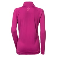 CUBICA ZIP women's lightweight sports zipneck jacket fuchsia
