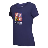 CZECH T-SHIRT LADY Bambus-T-Shirt für Damen blau