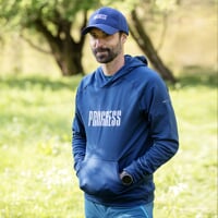 DOSSER die Herren-Kapuzen jacke dk.blau