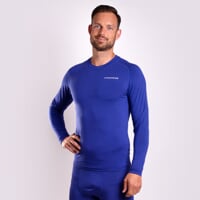 E NDR mens bamboo long sleeve T-shirt dk.blue