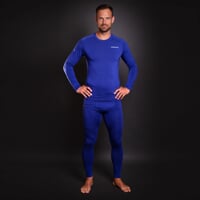 E NDR mens bamboo long sleeve T-shirt dk.blue