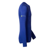 E NDR mens bamboo long sleeve T-shirt dk.blue