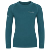 E NDR mens bamboo long sleeve T-shirt green