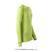 E NDR mens bamboo long sleeve T-shirt Lt.green