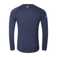 E NDR mens bamboo long sleeve T-shirt navy