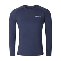 E NDR mens bamboo long sleeve T-shirt navy