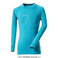 E NDRD kids bamboo long sleeve T-shirt black/yellow sew.