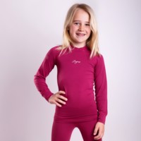 E NDRD kids bamboo long sleeve T-shirt black/yellow sew.