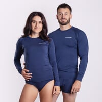 E NDRZ das Damen-Langarmshirt mit Bambus navy