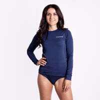 E NDRZ das Damen-Langarmshirt mit Bambus navy