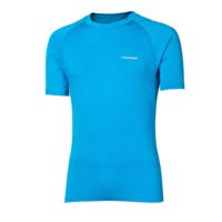 E NKR mens bamboo short sleeve T-shirt black/Lt.green sew.
