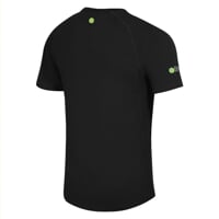 E NKR mens bamboo short sleeve T-shirt black